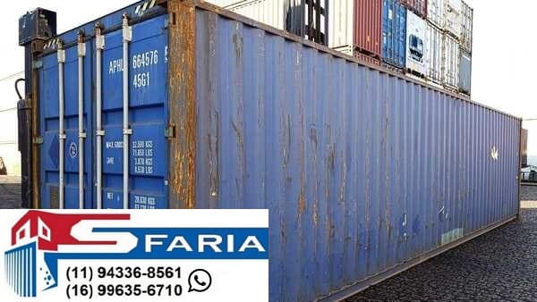 container 40 pés 12 metros venda de container sfaria container