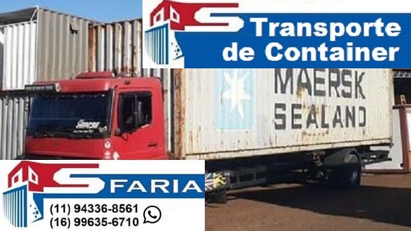 Transporte de container Santos SP