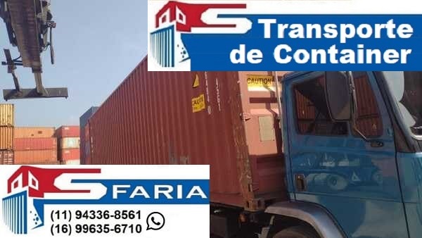 Transporte de container Cubatão SP